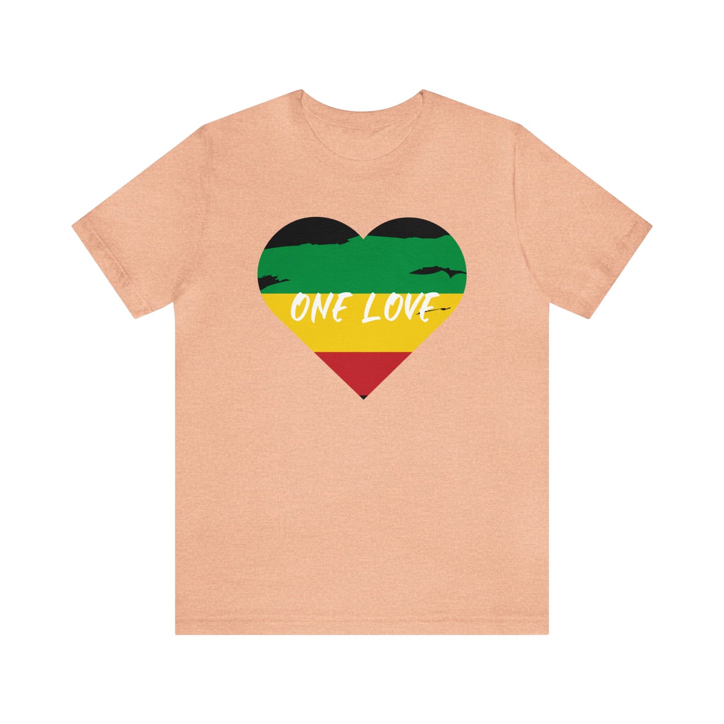 RASTA VYBE ONE LOVE SHORT SLEEVE T SHIRT