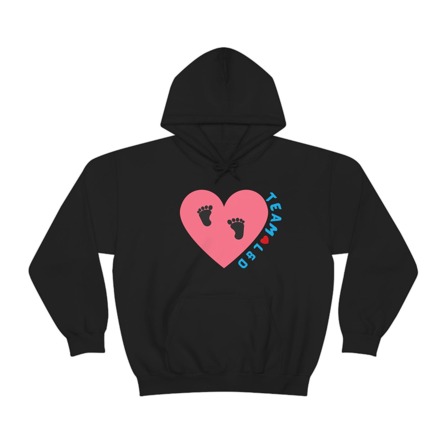 TEAM L AND D UNISEX HOODIE GIFT FOR LABOR AND DELIVERY NURSES