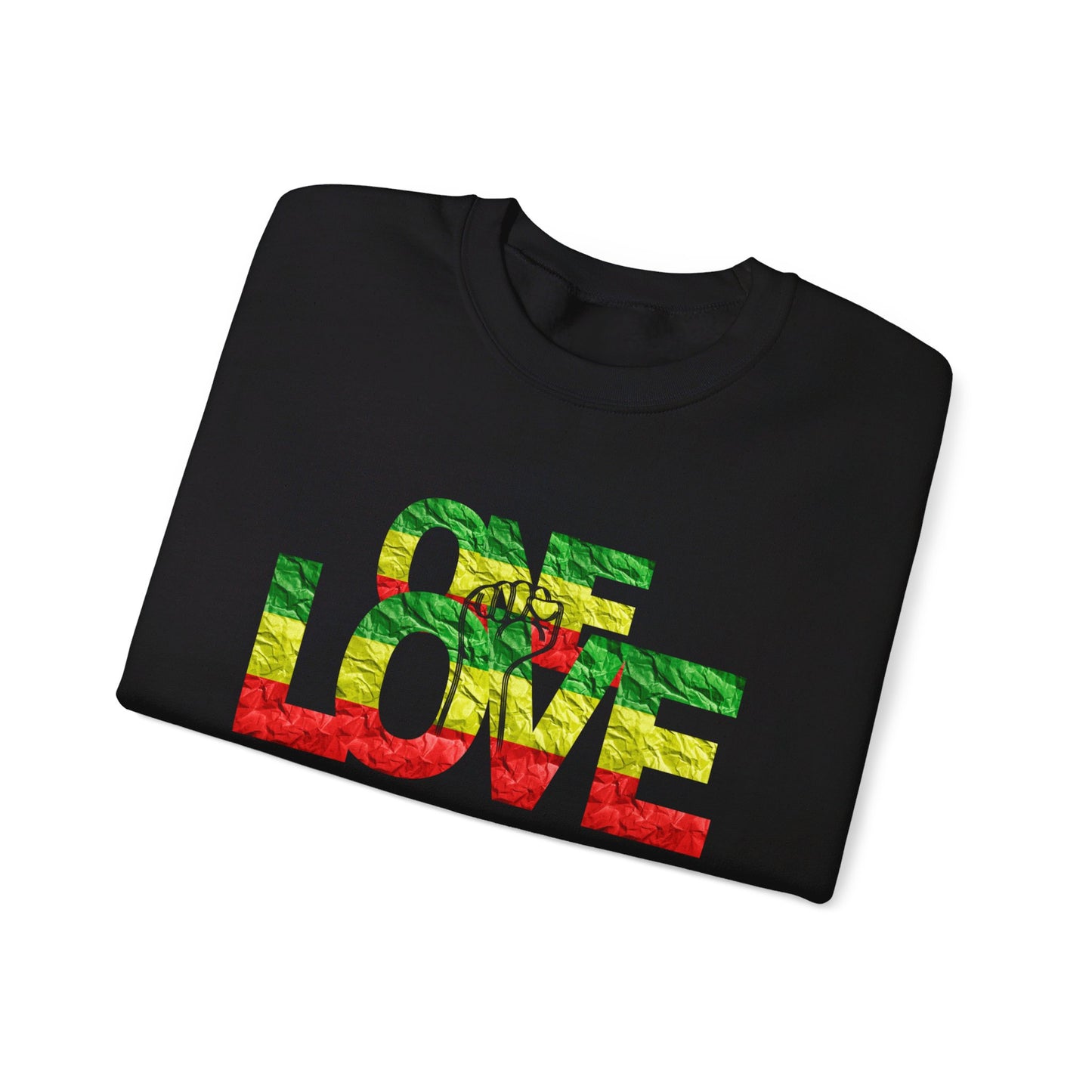 ONE LOVE POWER STATEMENT CREWNECK SWEATSHIRT GIFT