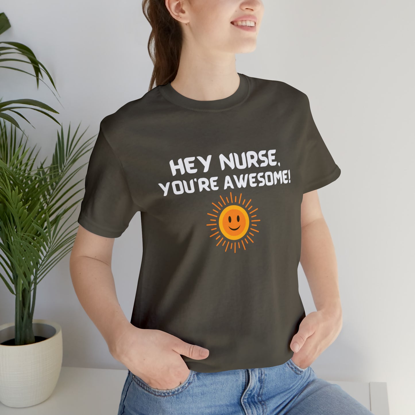 AWESOME NURSE CREWNECK TEE SHIRT GIFT