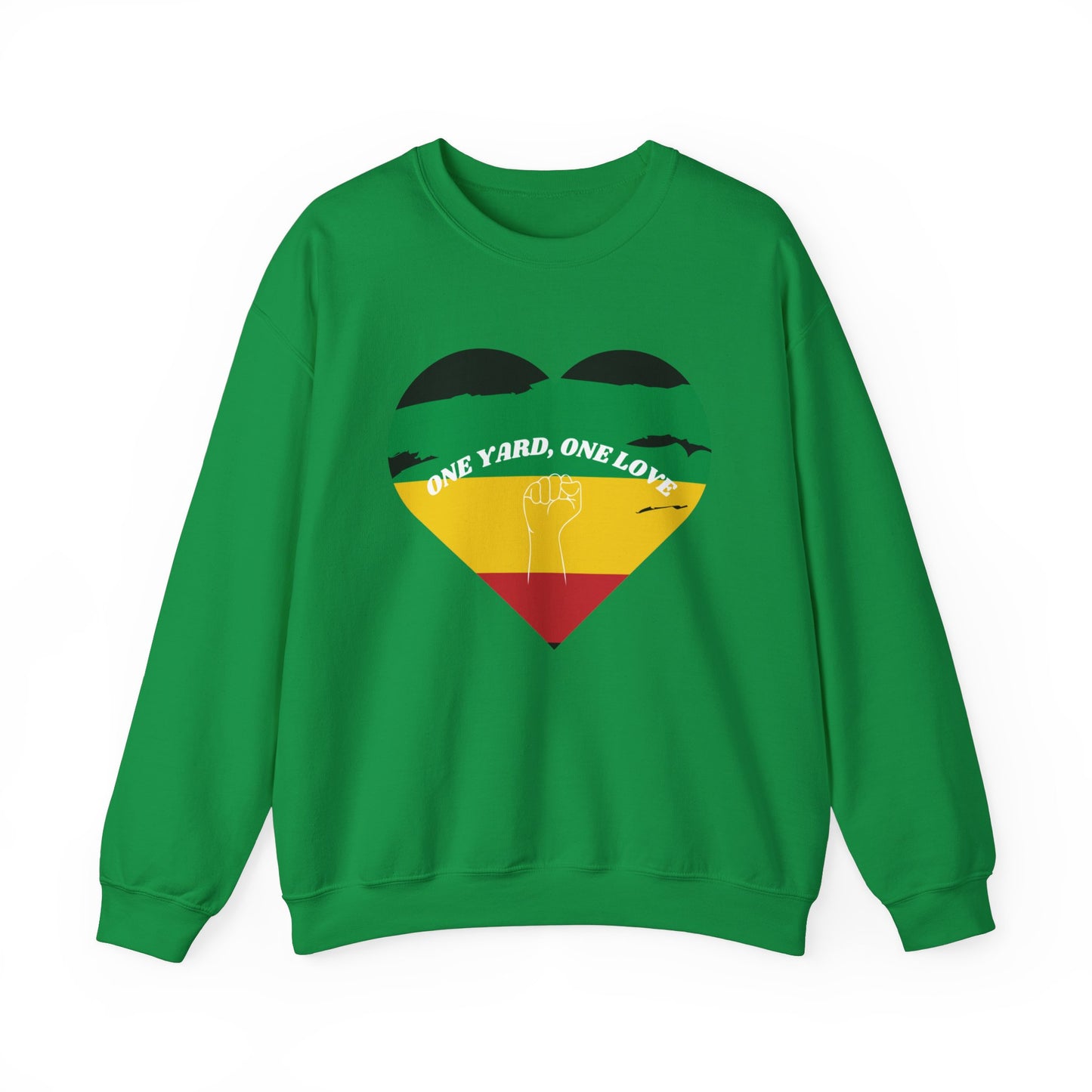 ONE YARD ONE LOVE POWER GRAPHIC ART SWEATSHIRT