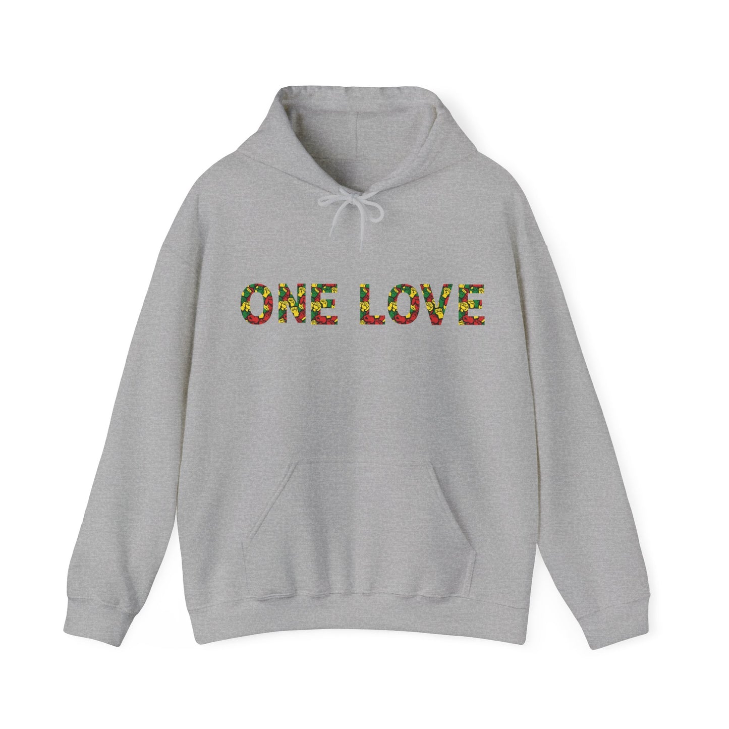 ONE LOVE ROOTS COLOR STATEMENT HOODIE