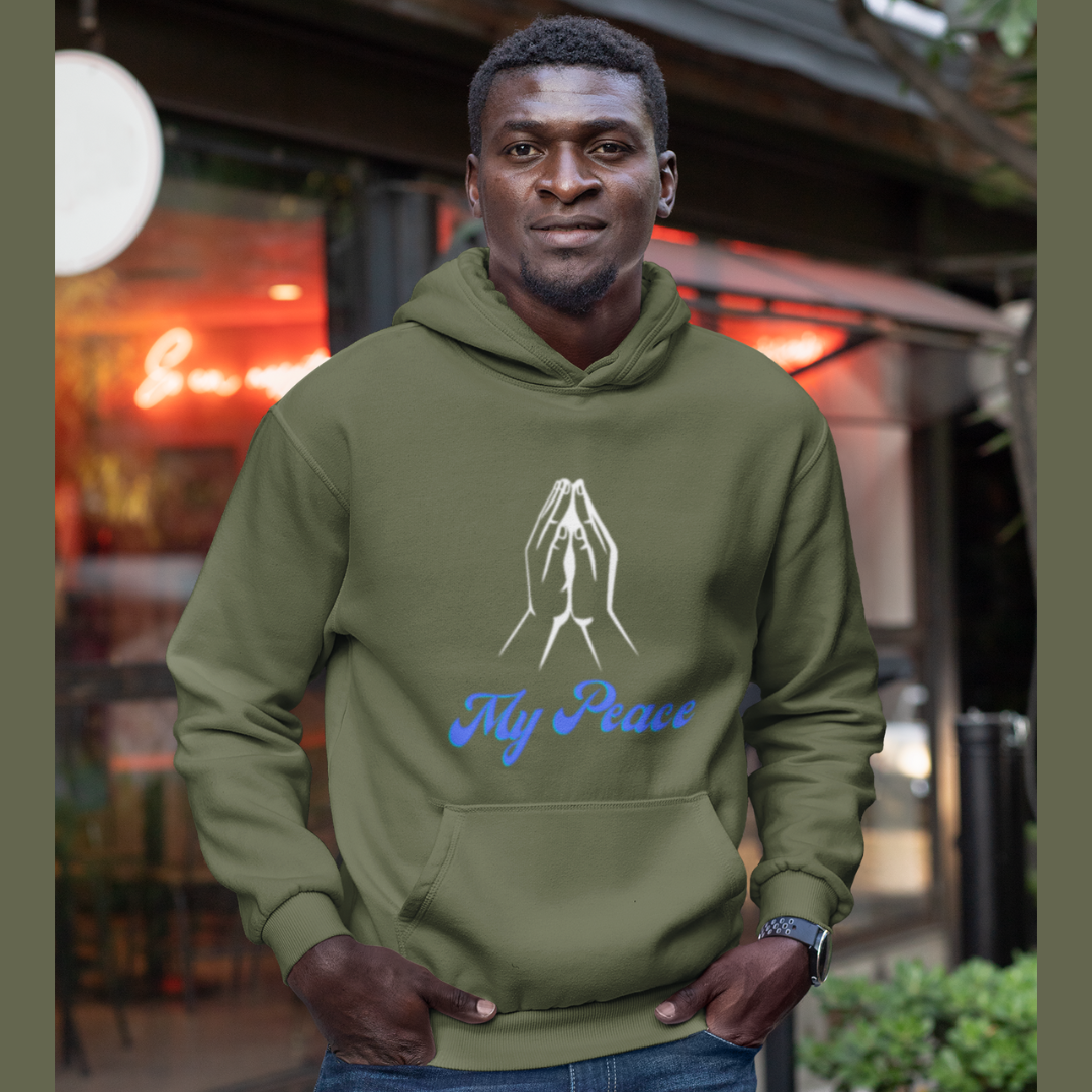 Praying Hands Design Hooded Sweatshirt Gift