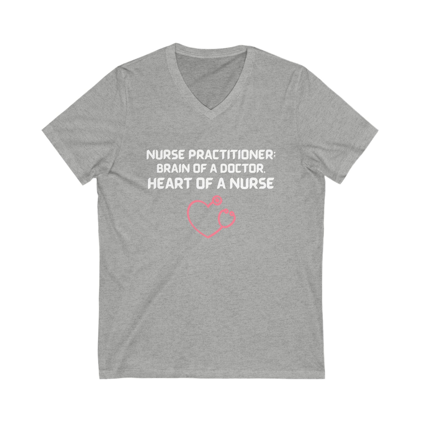 UNISEX V NECK NURSE PRACTIONER TEE SHIRT GIFT