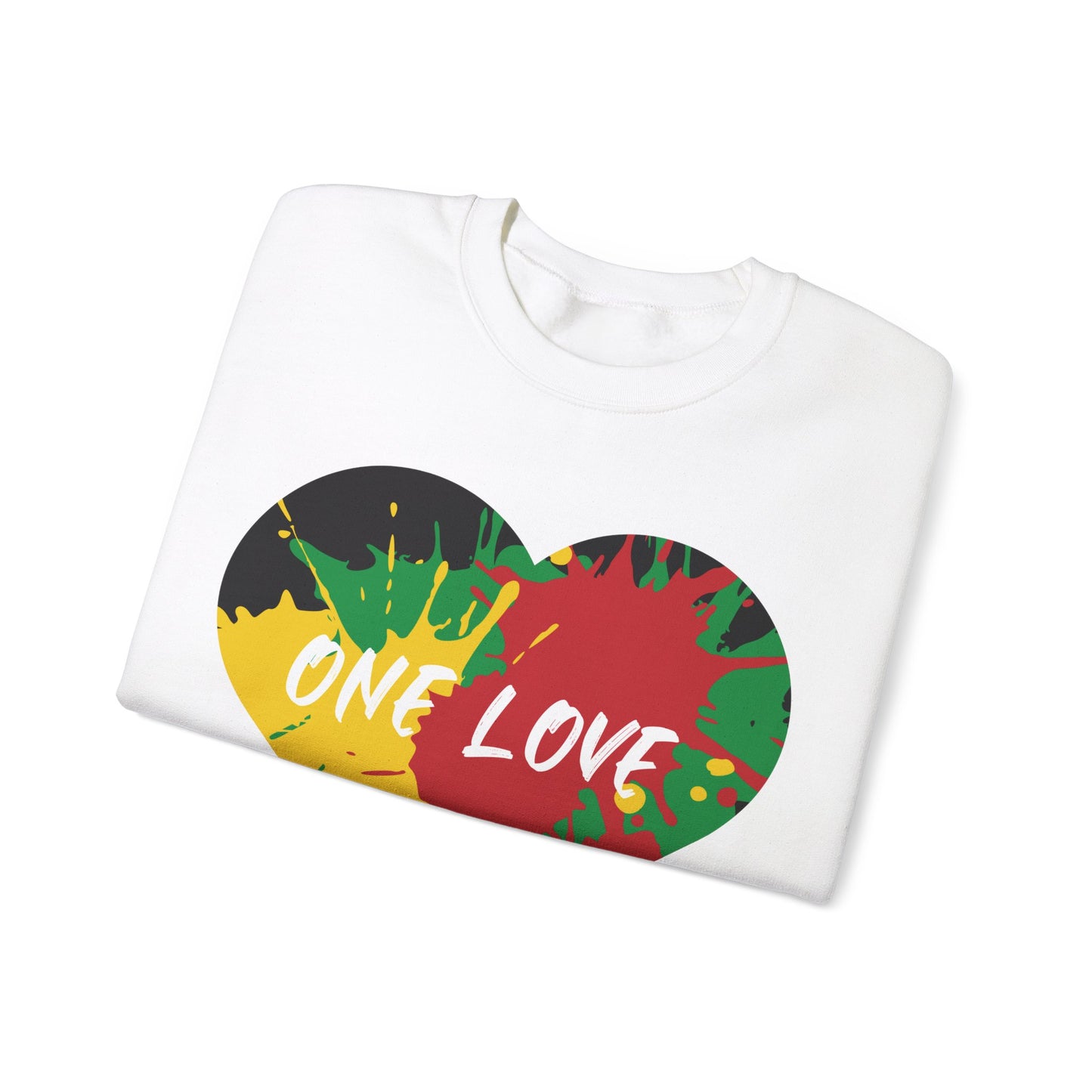 ONE LOVE ROOTS COLOR SPLASH ART SWEATSHIRT