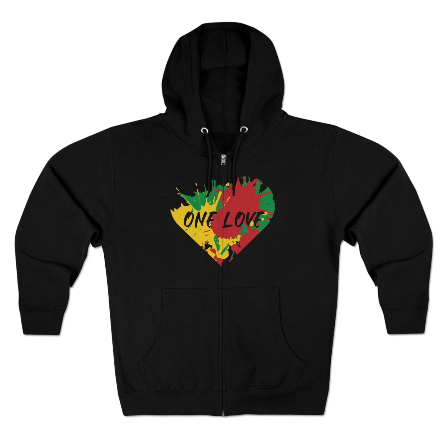 ONE LOVE ZIP FRONT HOODIE GIFT