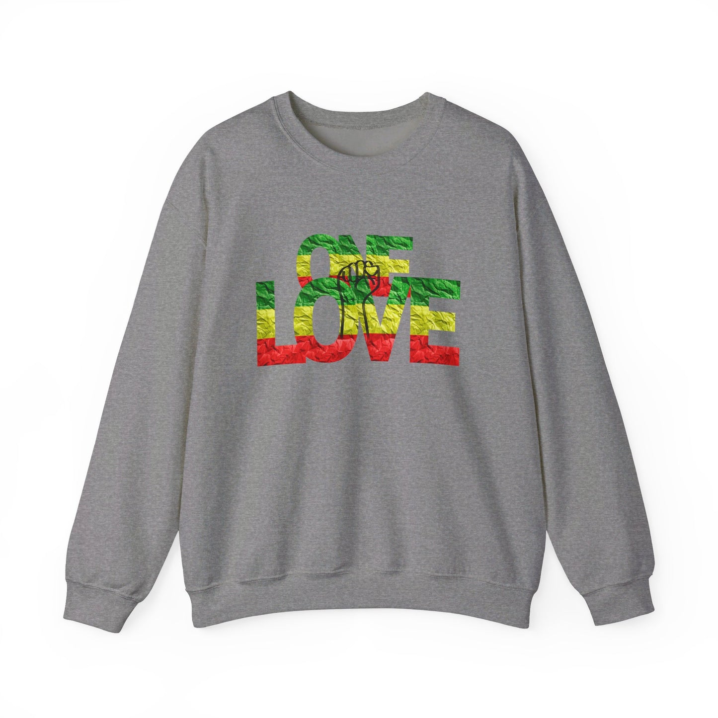 ONE LOVE POWER STATEMENT CREWNECK SWEATSHIRT GIFT