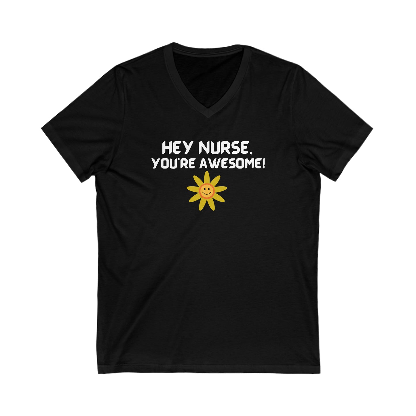 AWESOME NURSE UNISEX V NECK  TEE SHIRT GIFT