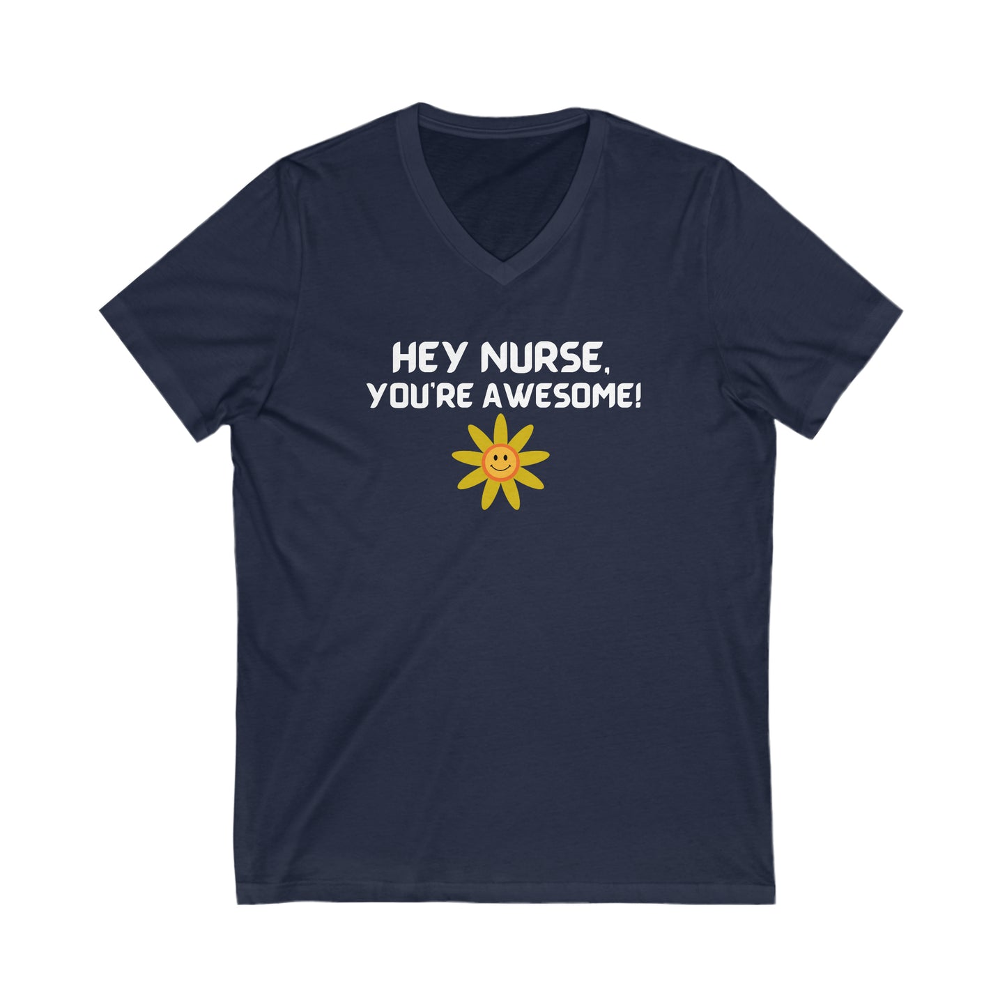 AWESOME NURSE UNISEX V NECK  TEE SHIRT GIFT