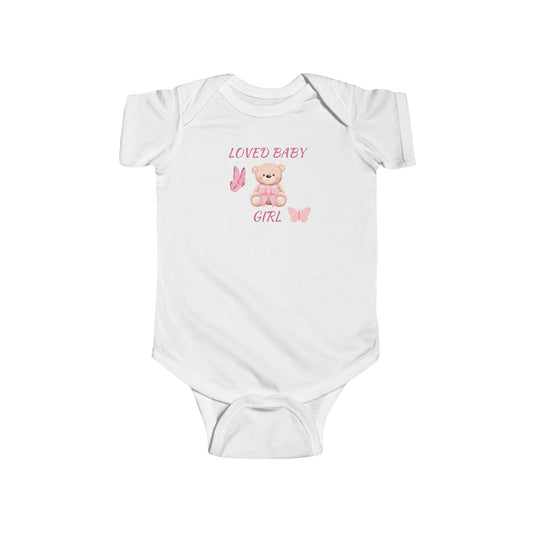 BABY GIRL LOVED BODY SUIT FOR INFANT GIRL