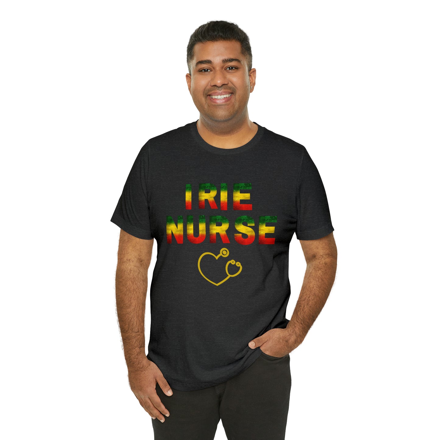 UNISEX SHORT SLEEVE IRIE NURSE T SHIRT GIFT