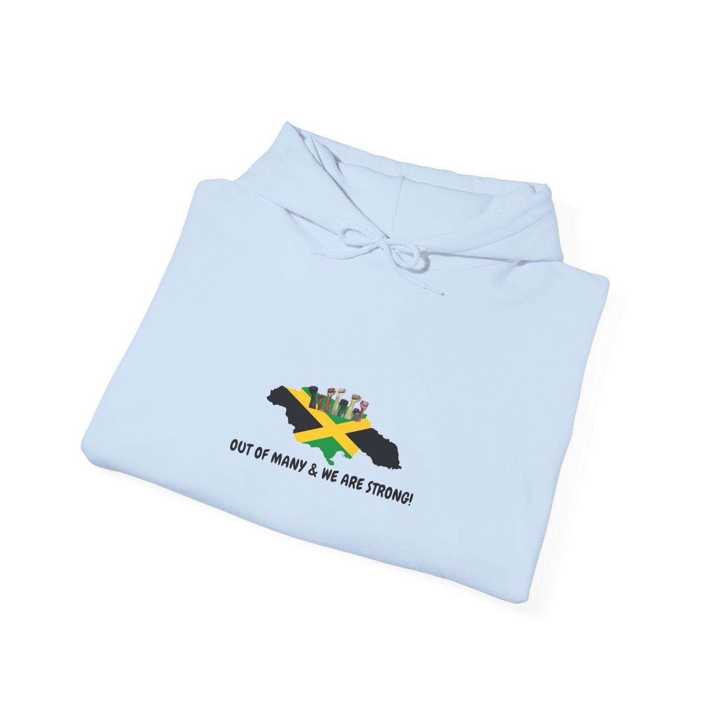 Jamaica Pride Hoodie – "Out of Many, We Are Strong"