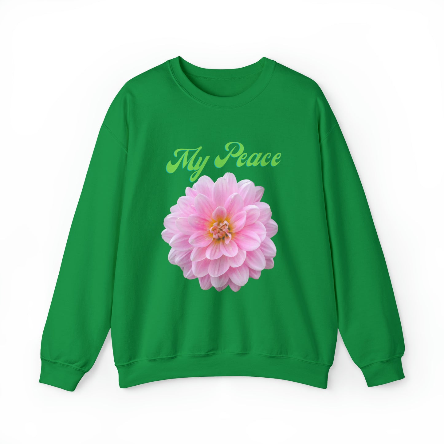 Pink Peony Design Crewneck Sweatshirt Gift