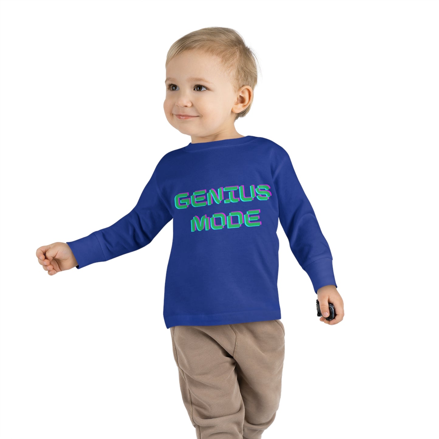 TODDLER GENIUS MODE LONG SLEEVE T SHIRT