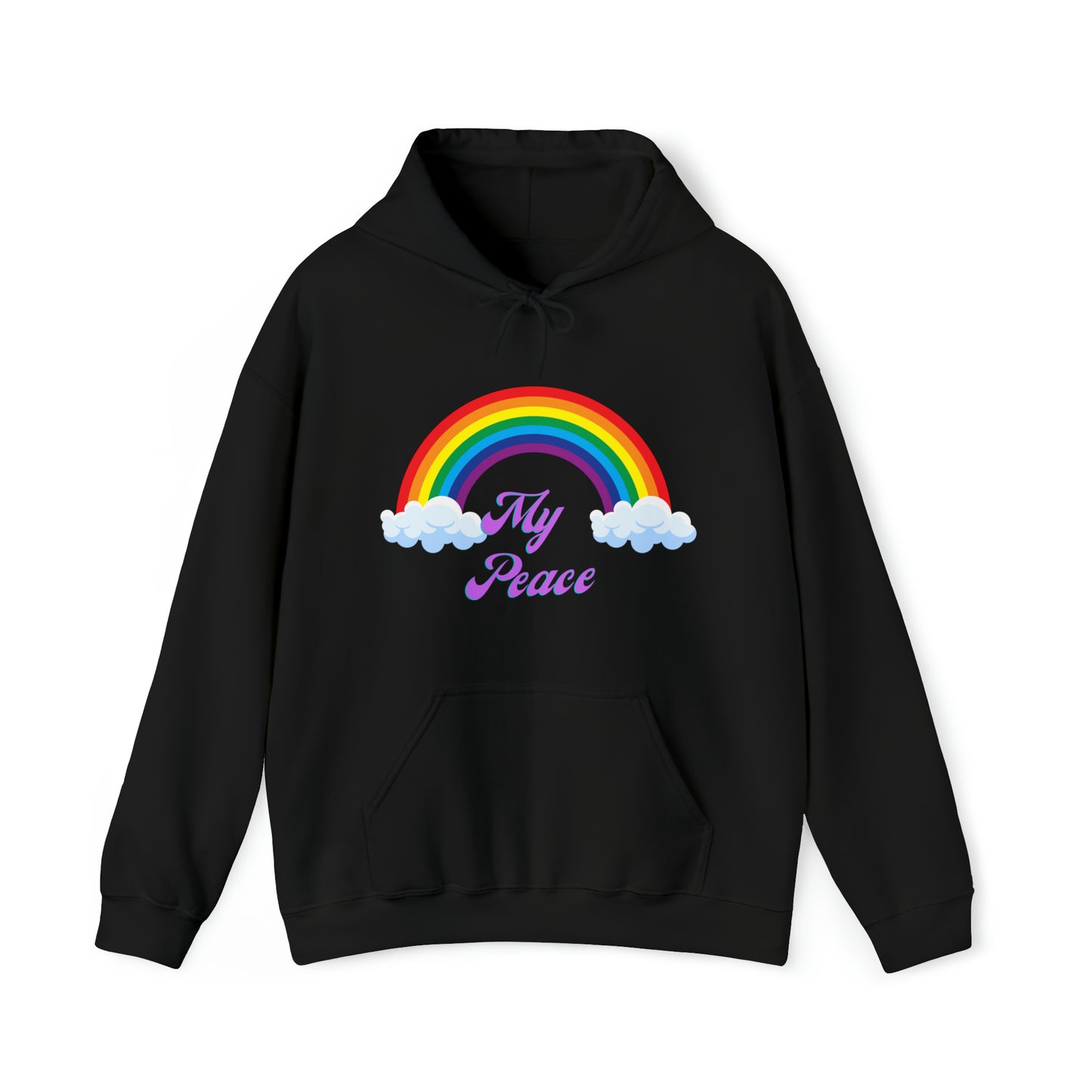 Rainbow Print Statement Hoodie Gift