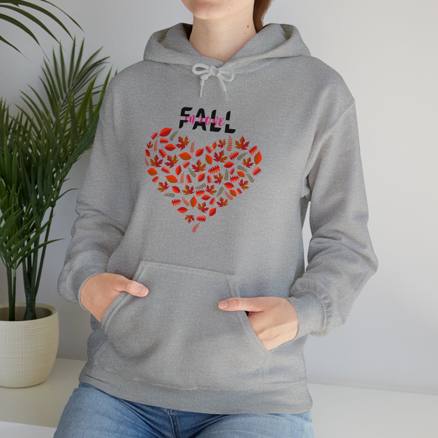 FALL IN LOVE FALL THEME UNISEX HOODIE GIFT