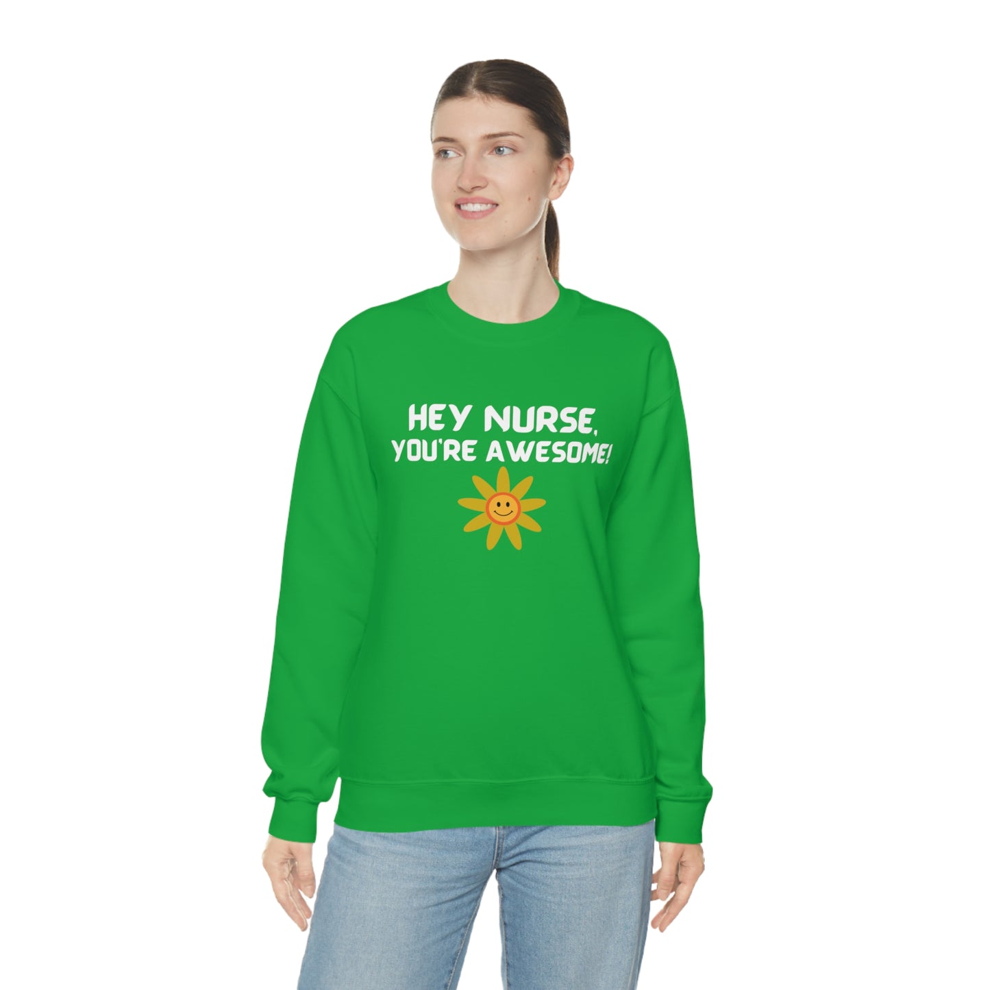 AWESOME CREWNECK SWEATSHIRT NURSES GIFT