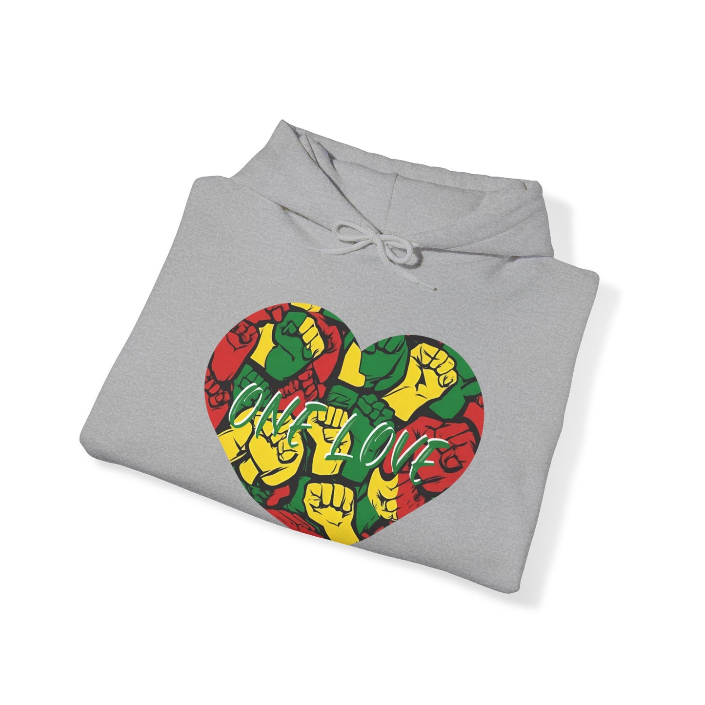 ONE LOVE FIST DESIGN HOODIE GIFT