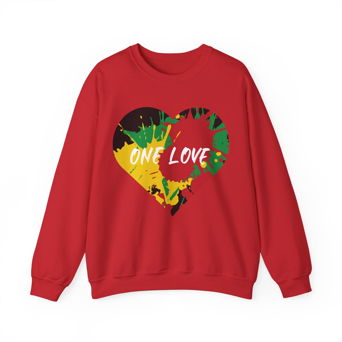 ONE LOVE ROOTS COLOR SPLASH ART SWEATSHIRT