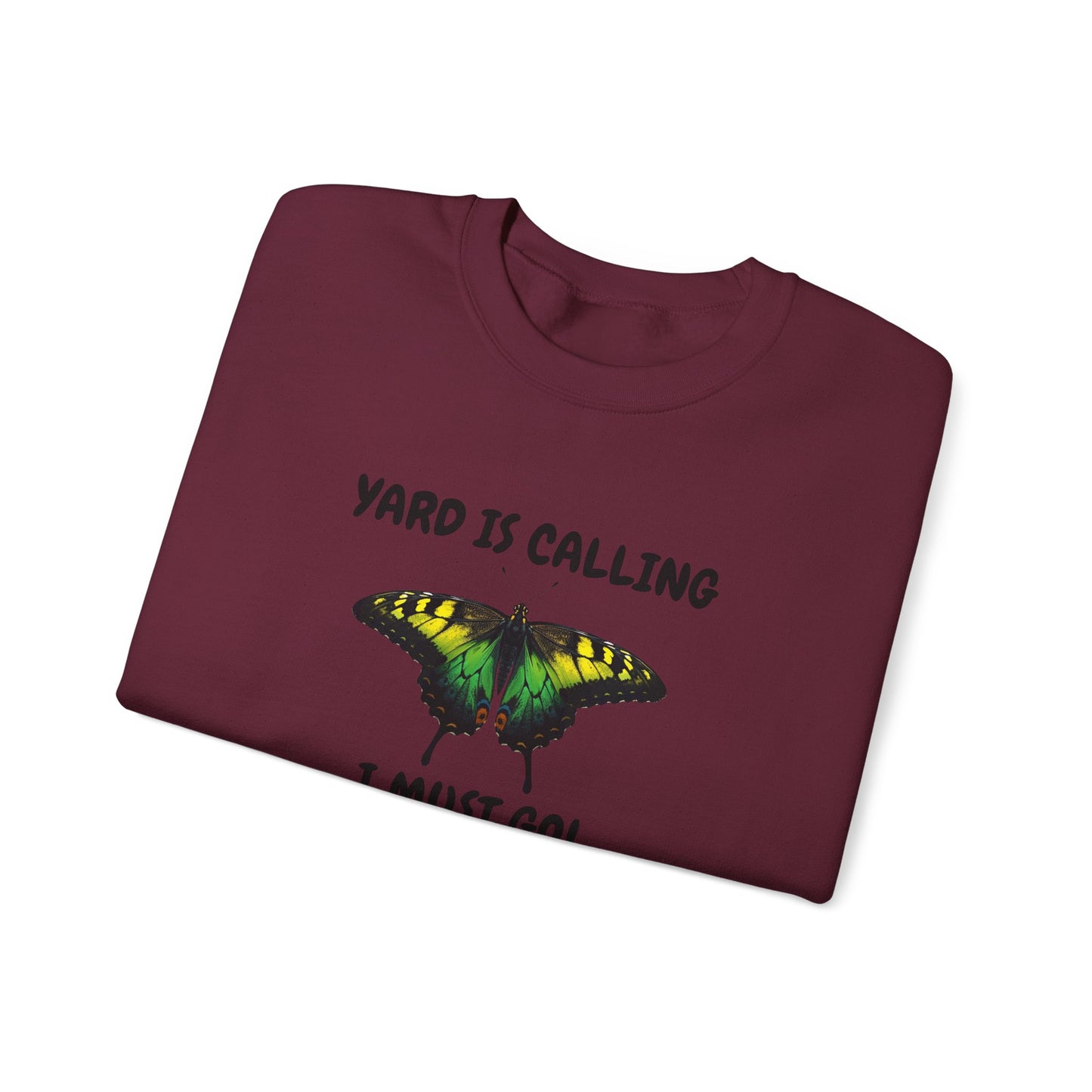 “Yard Is Calling, I Must Go!” Jamaican Color Butterfly Swearshirt