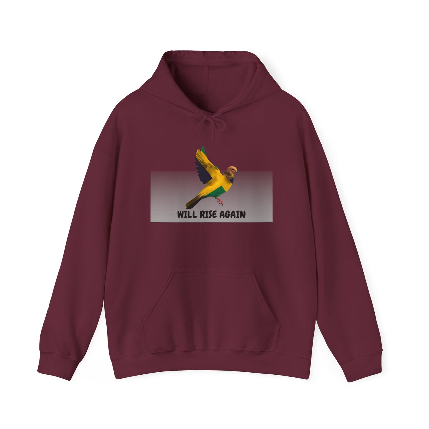 Will Rise Again Graphic  Hooded Pullover For Jamaica