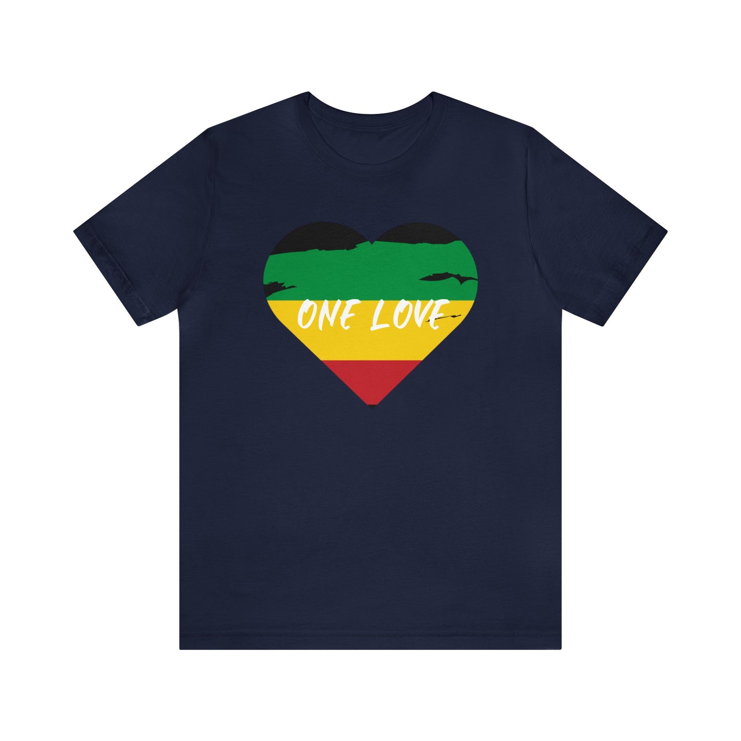 RASTA VYBE ONE LOVE SHORT SLEEVE T SHIRT