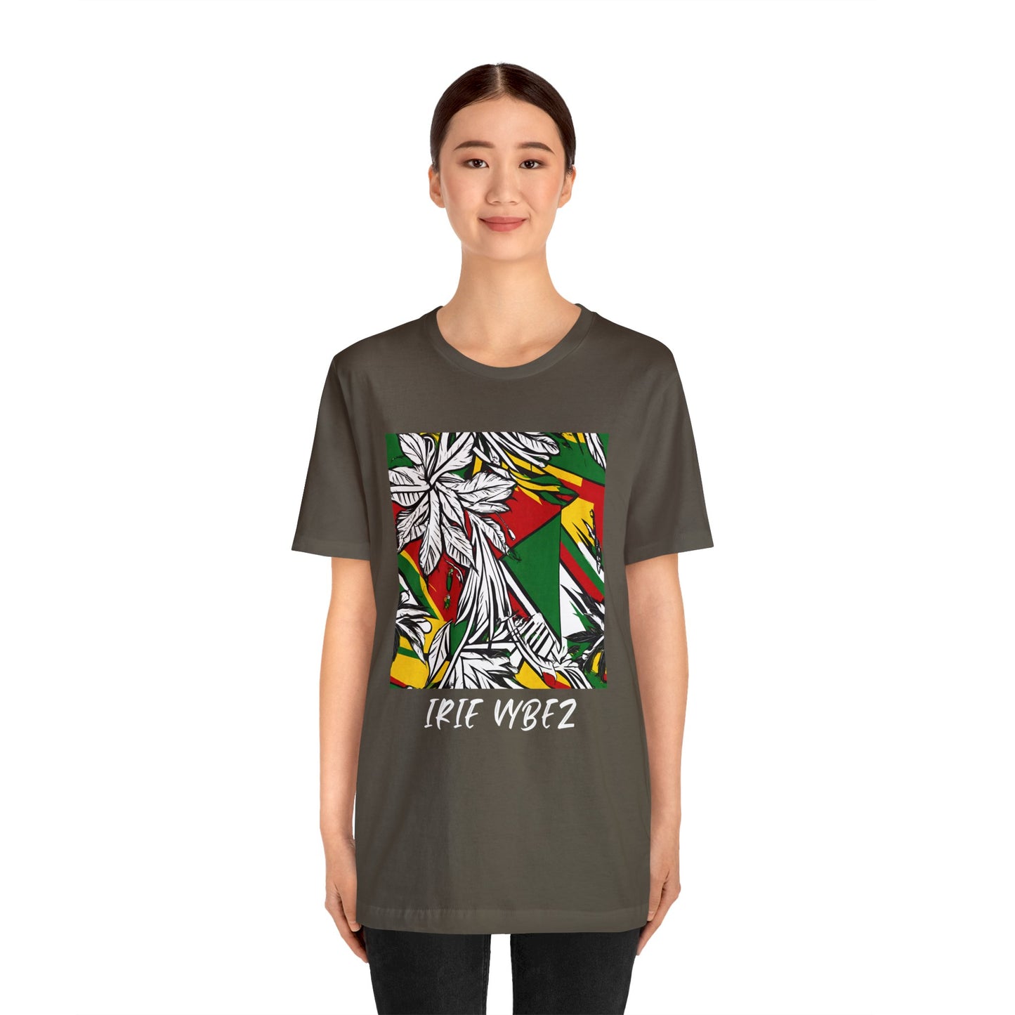 IRIE VYBEZ GRAPHIC ART CREWNECK T SHIRT GIFT