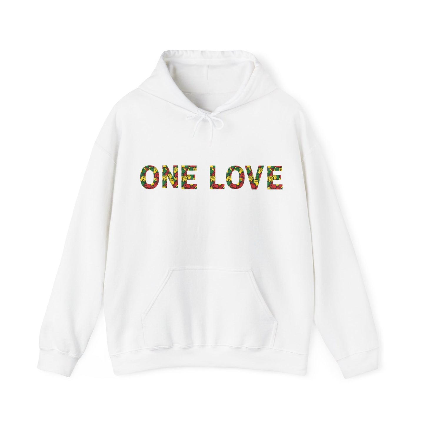 ONE LOVE ROOTS COLOR STATEMENT HOODIE