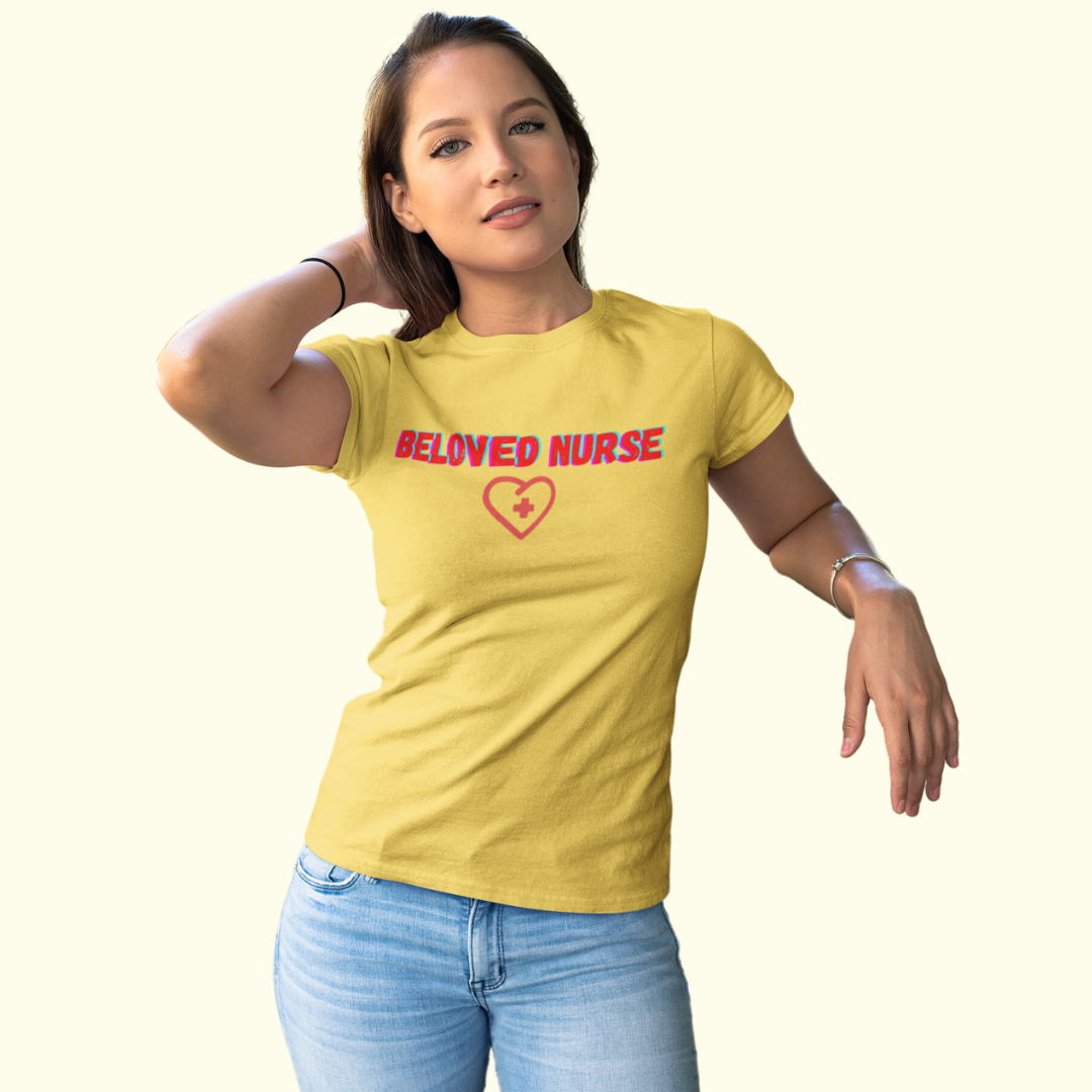 BELOVED NURSE CREWNECK T SHIRT GIFT