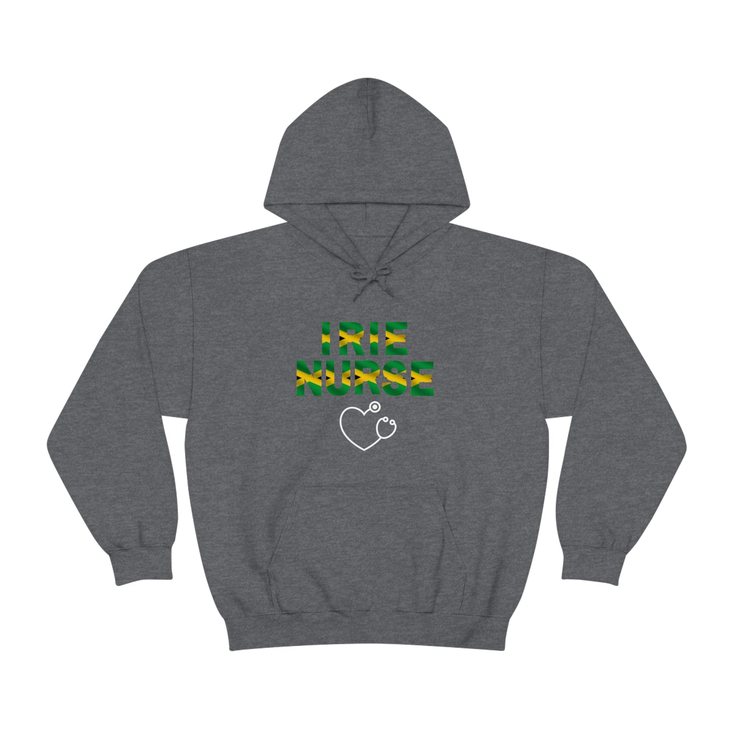 IRIE NURSE HOODED SWEATSHIRT GIFT FOR JAMAICAN NURSES