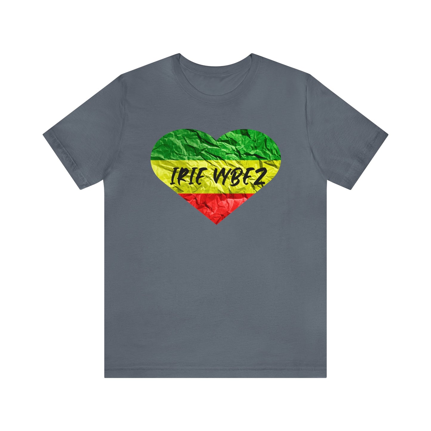 IRIE VYBEZ ROOTS COLOR CREWNECK T SHIRT