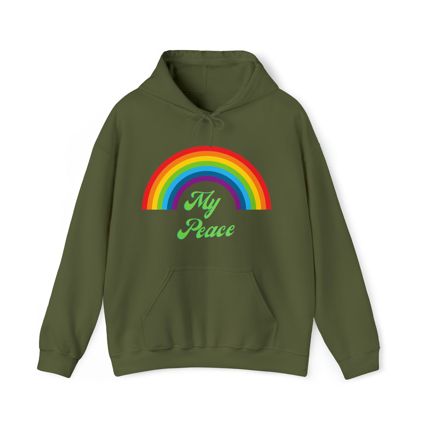 Rainbow Design Unisex Hoodie Gift