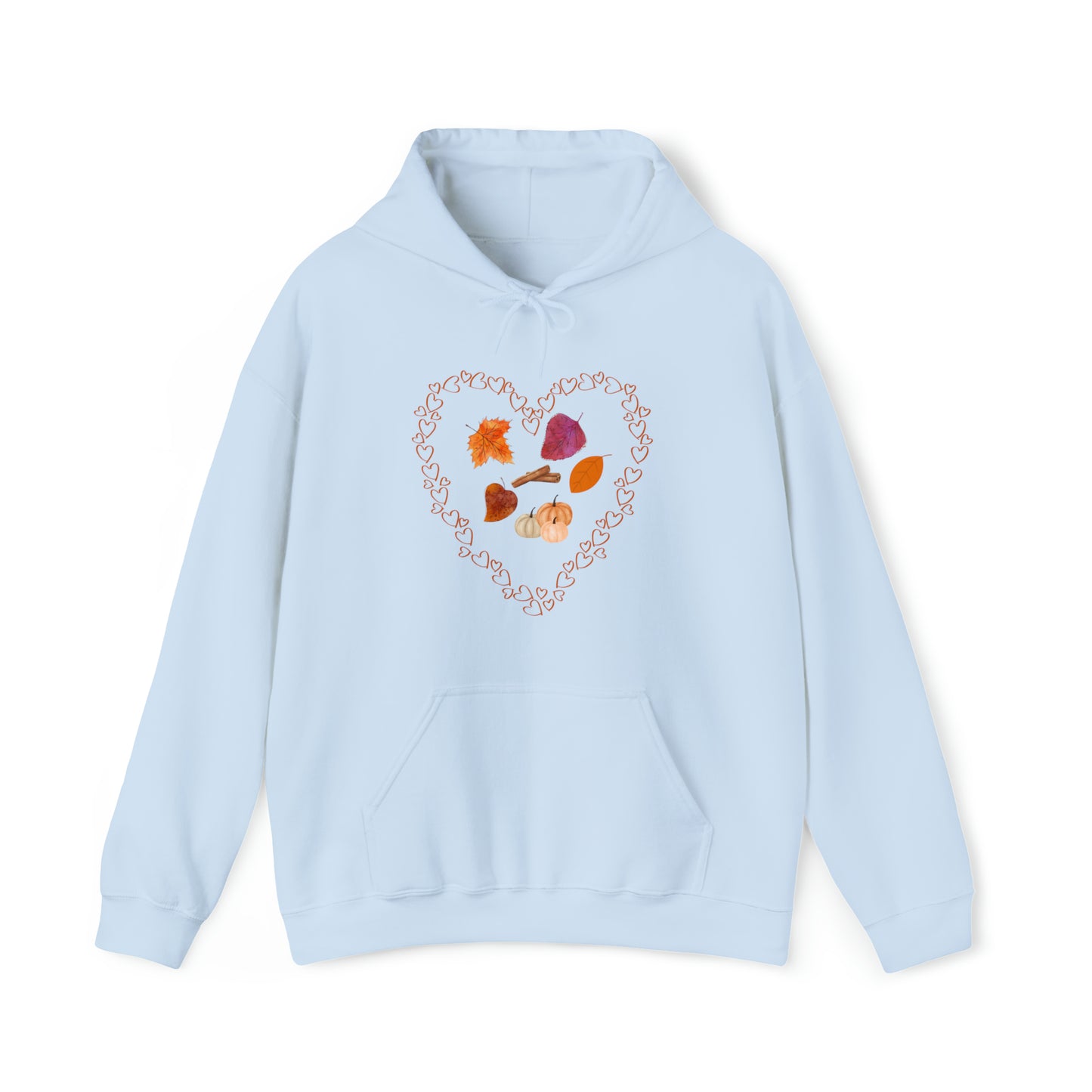 LOVE FALL THEME FALL HOODIE