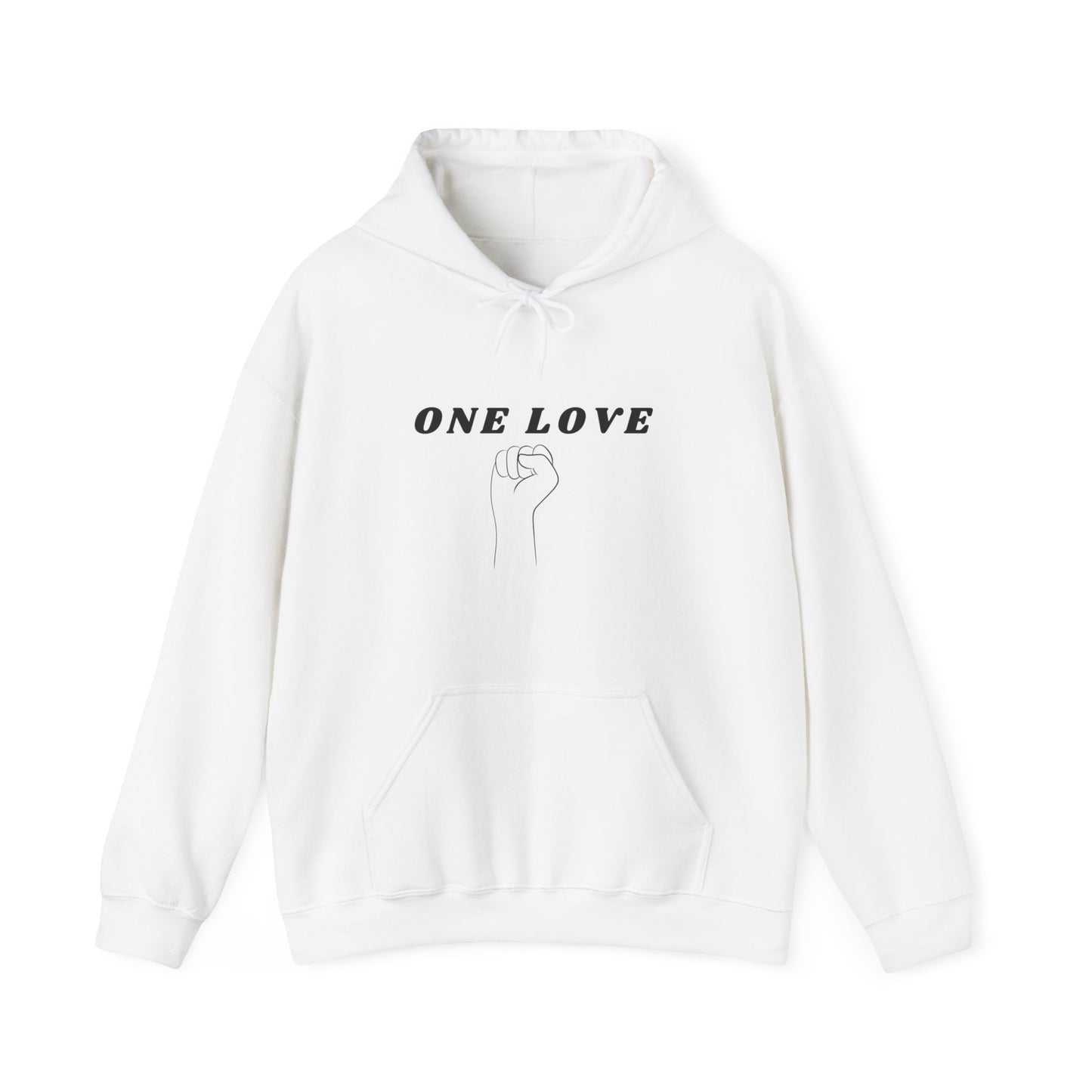 ONE LOVE SOLIDARITY HOODED  SWEATSHIRT GIFT