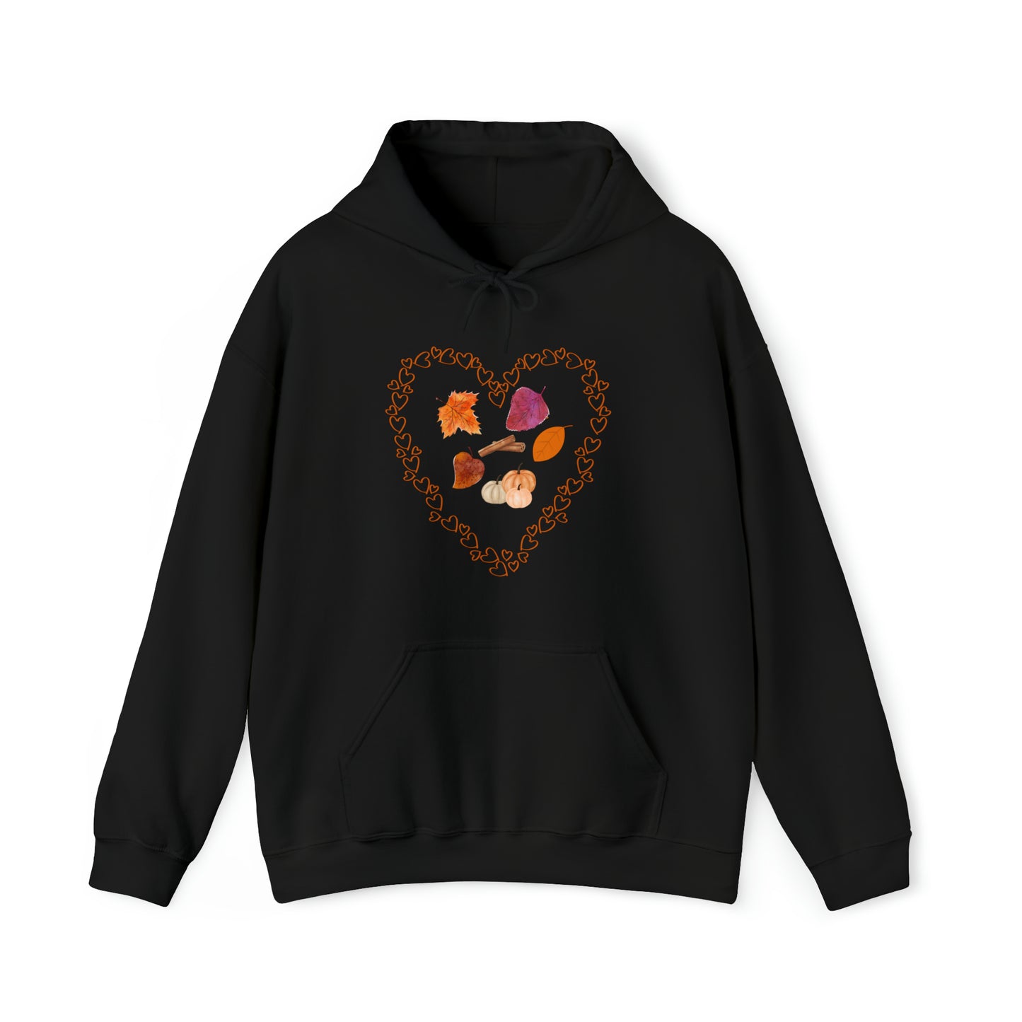 LOVE FALL THEME FALL HOODIE