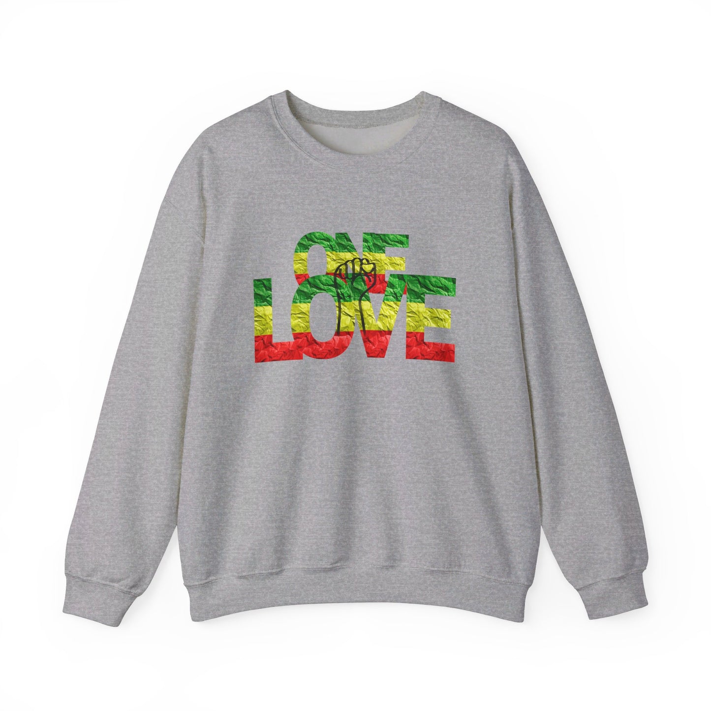 ONE LOVE POWER STATEMENT CREWNECK SWEATSHIRT GIFT