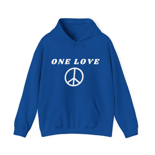 ONE LOVE PEACE HOODED SWEATSHIRT GIFT