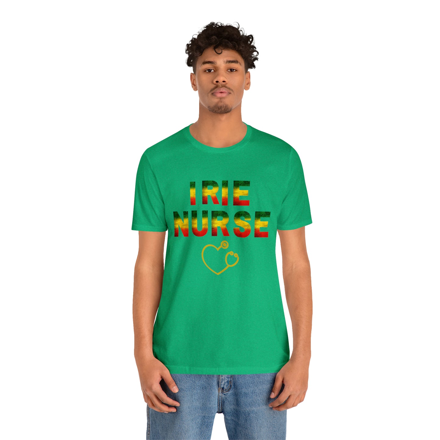 UNISEX SHORT SLEEVE IRIE NURSE T SHIRT GIFT