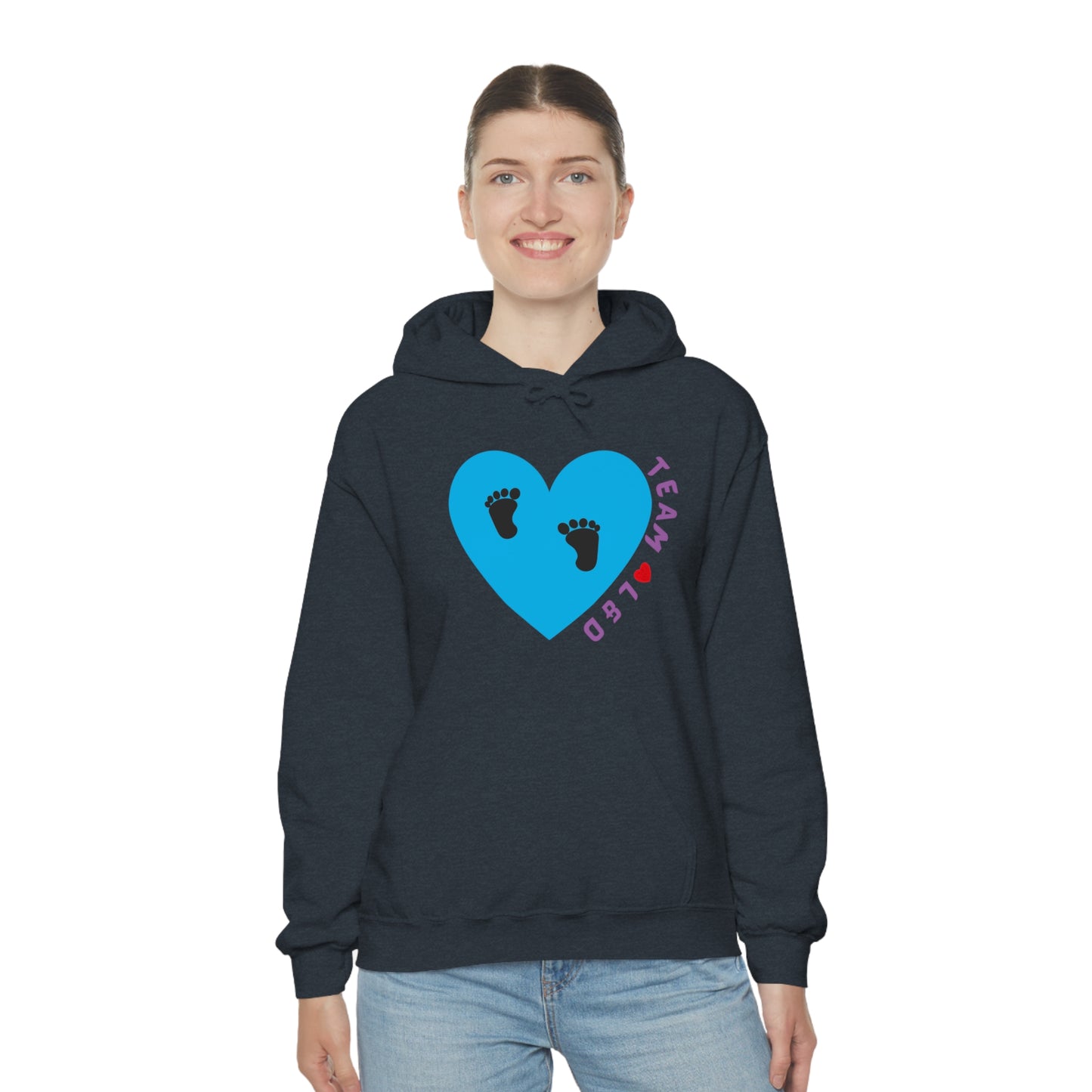 TEAM L & D HOODED SWEATSHIRT GIFT FOR L AND D NURSES