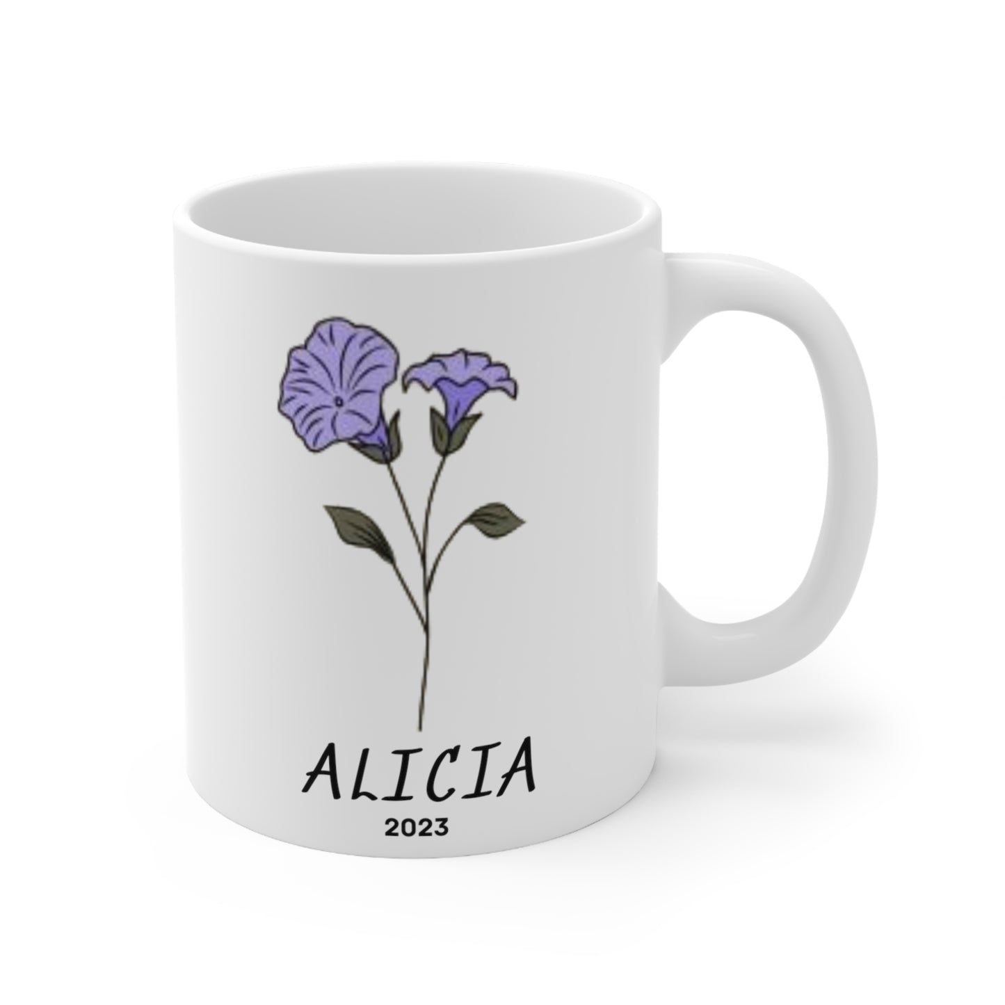 Birth Month flower mug (September)