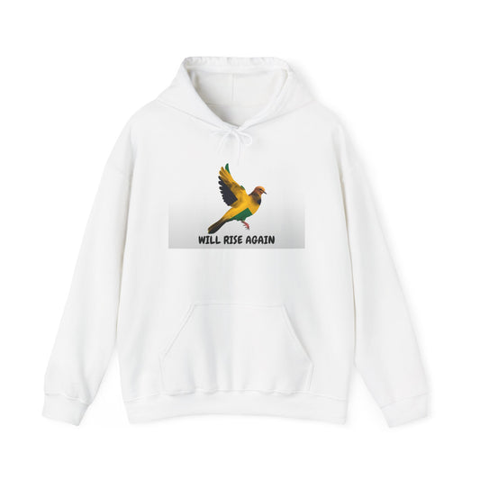 Will Rise Again Graphic  Hooded Pullover For Jamaica