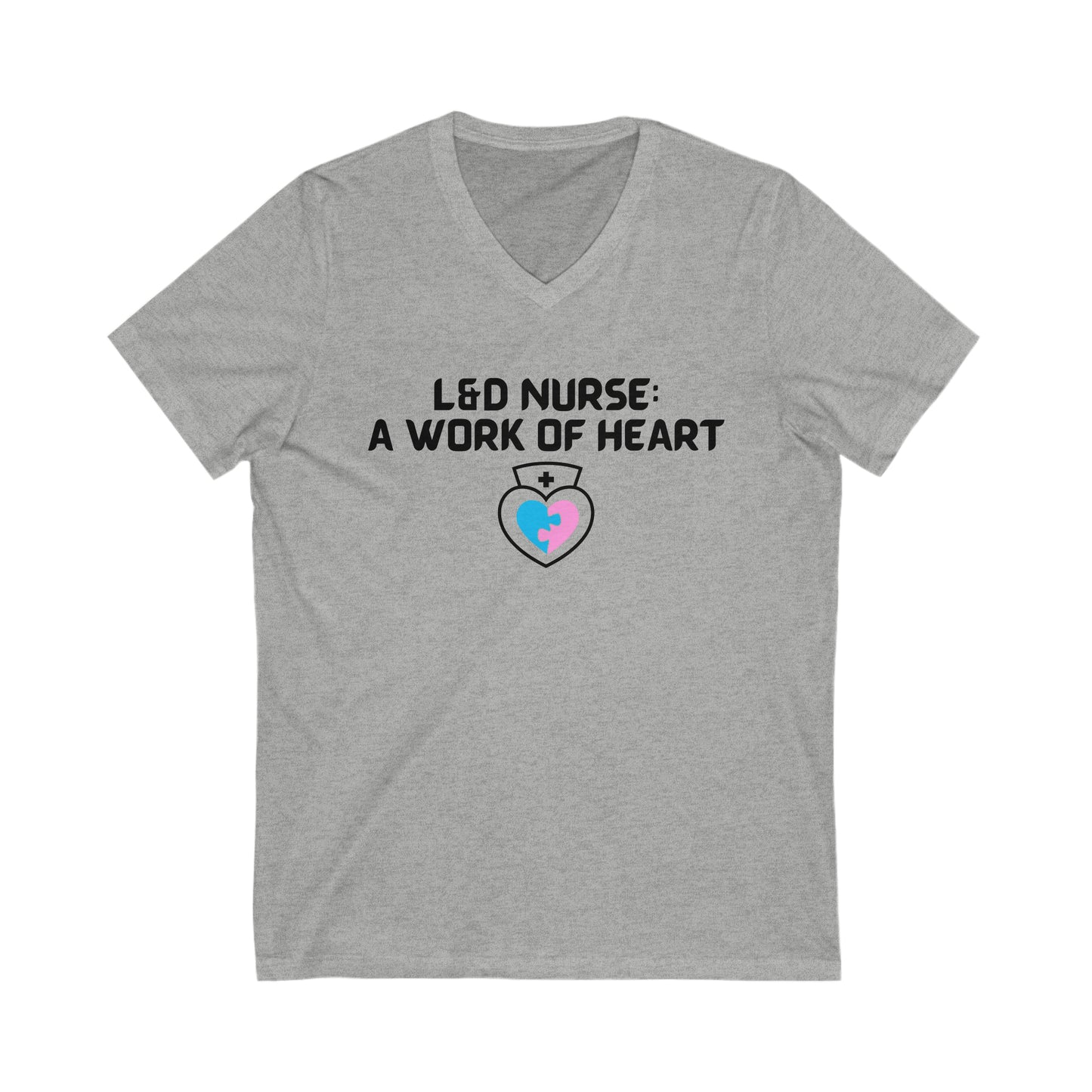 UNISEX V NECK TSHIRT GIFT FOR L&D NURSE