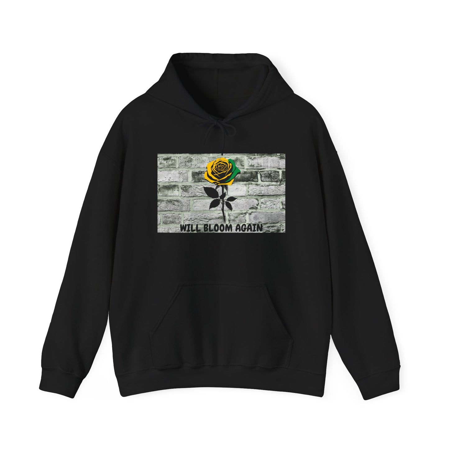 Will Bloom Again Graphic Message of Hope Hoodie A