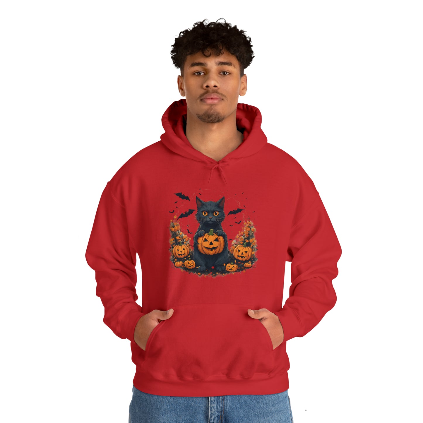 BLACK CAT HALLOWEEN HOODIE GIFT