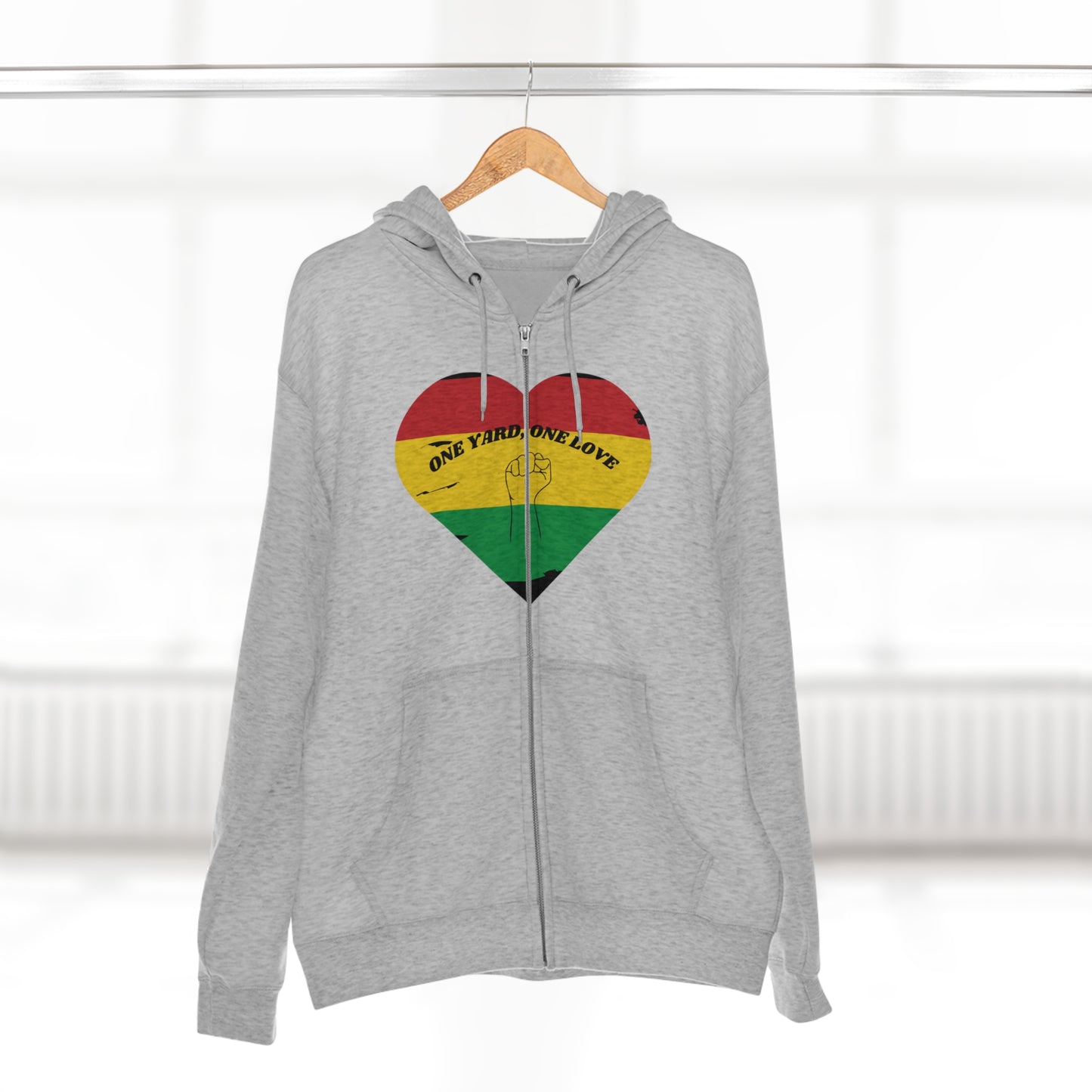 ONE LOVE POWER ZIP UP HOODIE GIFT