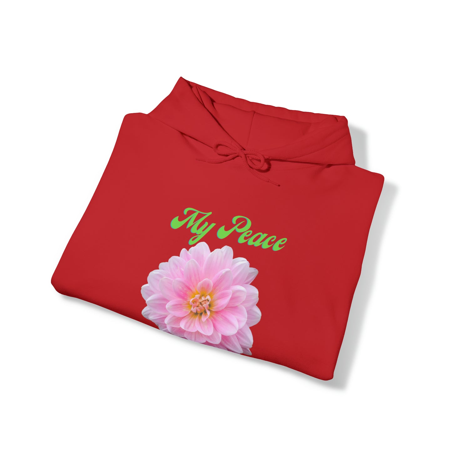 My Peace pink peony unisex hoodie gift