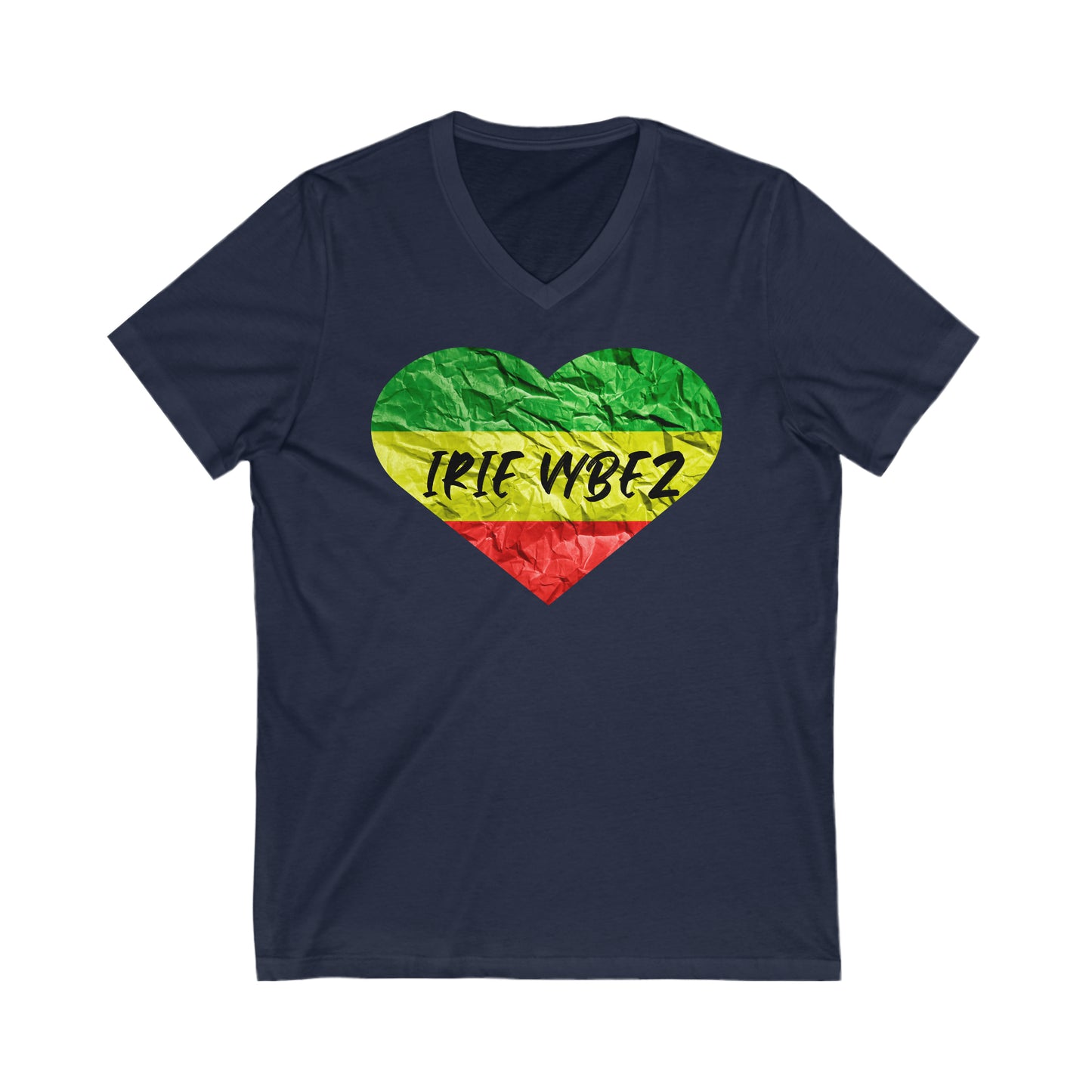 IRIE VYBEZ ROOTS CONSCIOUS V NECK TEE SHIRT