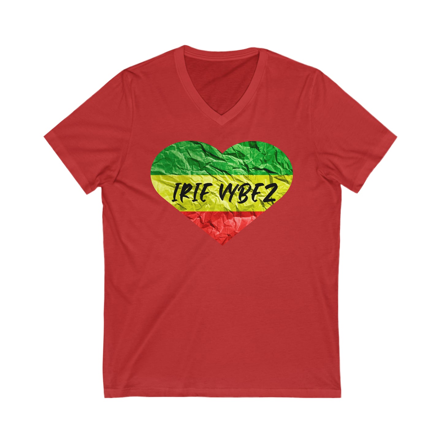 IRIE VYBEZ ROOTS CONSCIOUS V NECK TEE SHIRT