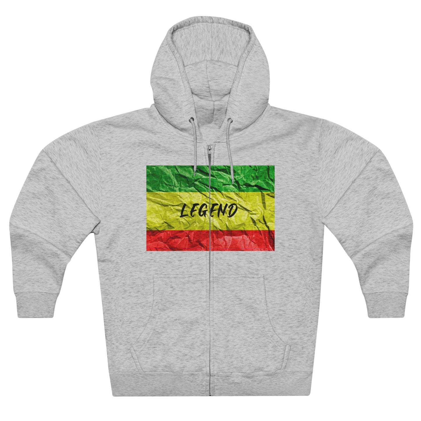 LEGEND REGGAE MOOD ZIP FRONT HOODIE GIFT