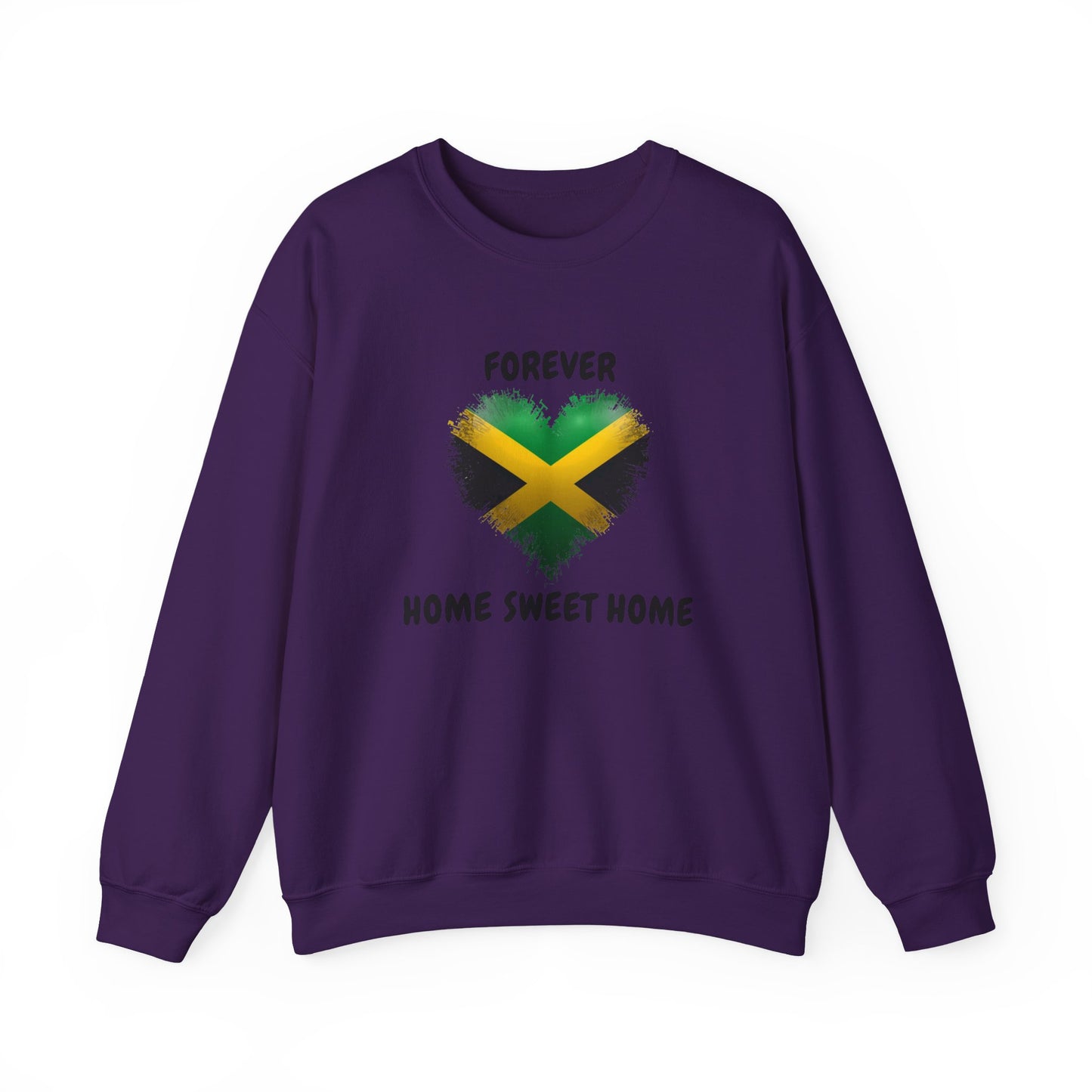 Jamaica Heart Sweatshirt – "Forever Home Sweet Home" Crewneck